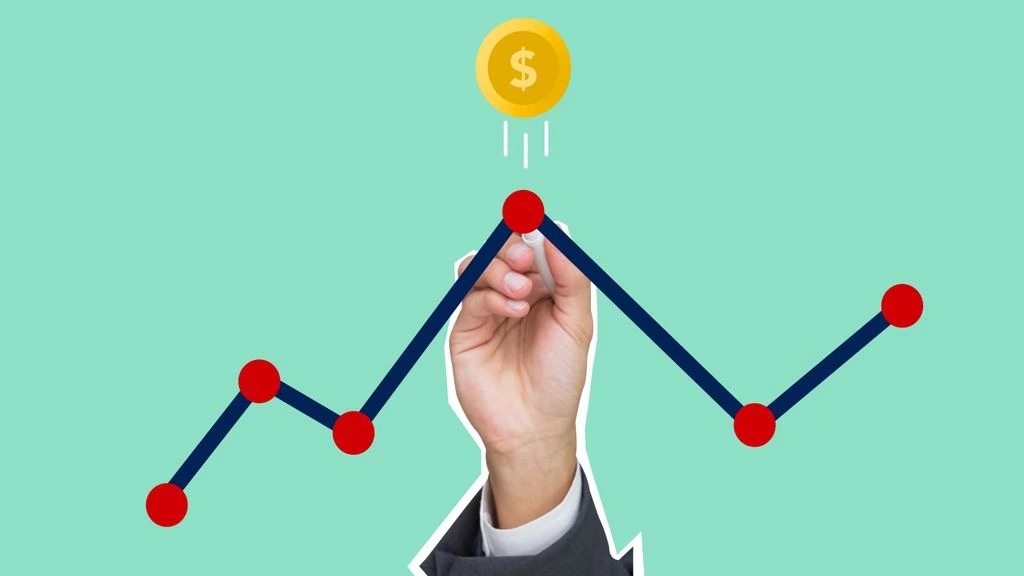 Sample income ramp chart for freelance writing at five hours per week.